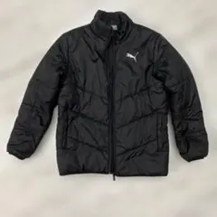 ひ*り様 PUMA 黒 中綿コート Lサイズ　kids