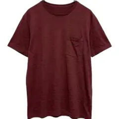 【patagonia 】パタゴニアMバーガンディ 半袖Tシャツのサムネイル