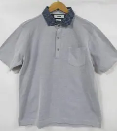 R185 JOSEPH ABBOUD ポロシャツ グレーネイビー LLのサムネイル
