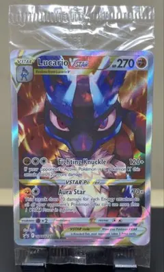 北米版　未開封Lucario VSTAR 270 HP ポケモンカードのサムネイル