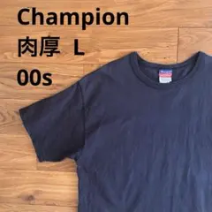 00s チャンピオン 肉厚 三色タグ すみ黒 フェード強 Tシャツ 2/2