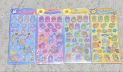 【正規品】 うるちゅるポップシール おぱんちゅうさぎ んぽちゃむ 4枚セット