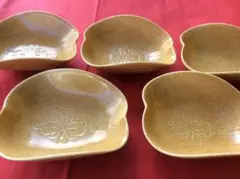 小鉢 【変わった形】 ５点  セット   ＊＊未使用品