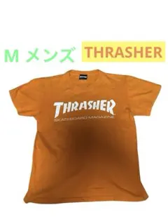 【古着】スラッシャー　フロントロゴTシャツ　ストリートファッション　M メンズ