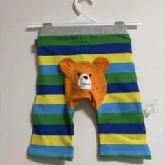 ホットビスケッツ　カラフルストライプクマポケットパンツのサムネイル