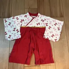 ベビー袴　ミニー　80cm ベルメゾン　ひなまつり