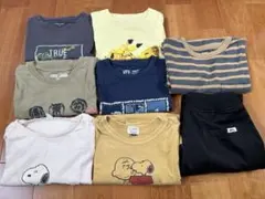 スヌーピー・ポケモンTシャツ等 9点+ズボン3点セット