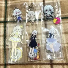 ゾンビランドサガ 紺野純子 アクリルスタンド アクリルキーホルダー 6点