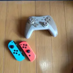 ゲームコントローラー グレー + ジョイコン セット ( ジャンク )