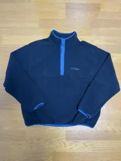 【新品】L.L.Bean フリース ダークグレー/ブルー MXL REG