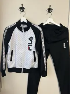 FILA ジャージセット 白/黒