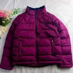 L.L.Bean キッズ ダウンジャケット 130 S8 パープル 高機能ダウン