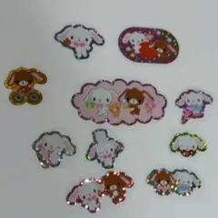 平成レトロ サンリオ シュガーバニーズ キラキラシール おすそ分け シール