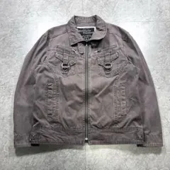 00s【archive】ギミックライダースジャケット/Y2K/短丈/お兄系/平成