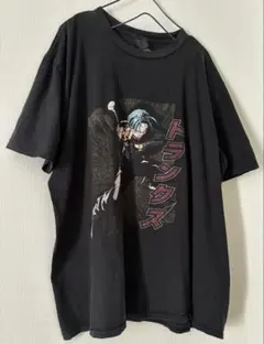 【ドラゴンボール超】トランクス アニメTシャツ トレンディ ブラック XL相当のサムネイル