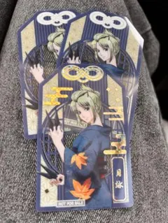 銀魂 吉原大炎上 ナムコキャンペーン 特典 お守り型クリアシート 月詠　2種