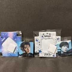 TXT テヒョン セット ビジュアルスクエアフォトシールケース