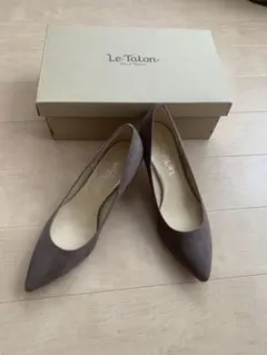 Le Talon ブラウン ポインテッドトゥパンプス