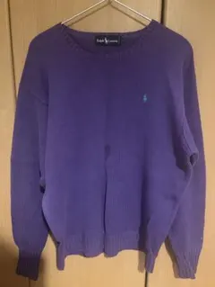 ✳︎vintage Ralph Lauren ウィメンズ パープルニット