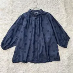 希少＊サリースコット フラワーバード刺繍ブラウス 黒 菊池亜希子 