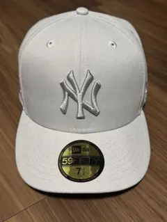 New Era 59FIFTY ホワイト キャップ 7 1/2 59.6cm