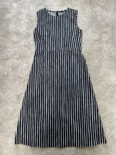 marimekko マリメッコ　ストライプワンピース ノースリーブワンピース