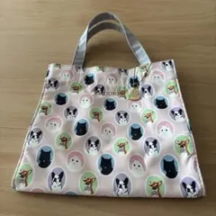 LADUREE☆ラデュレ☆動物柄☆トートバッグ☆ピンク☆廃盤品☆レアのサムネイル