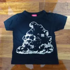 OJICO Tシャツ 雲柄 ブラックのサムネイル