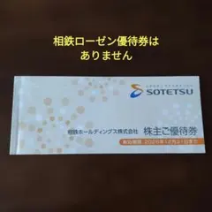 相鉄ホールディングス 株主ご優待券のサムネイル