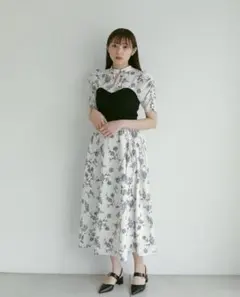 An MILLE ビスチェロングワンピース