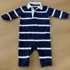 Ralph Lauren ストライプロンパース 6M