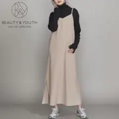 ユナイテッドアローズ (M) BY アムンゼンバックリボンキャミソールワンピース