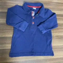Simple free ネイビー ポロシャツ 90