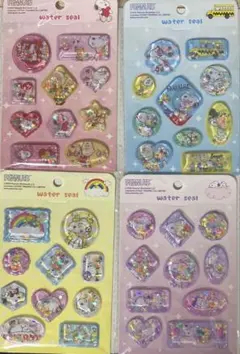 スヌーピー ウォーターシール 4枚セット PEANUTS シール