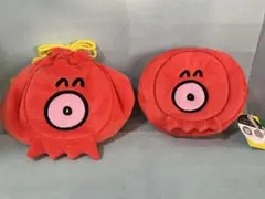 ハンギョドンさゆりちゃんリバーシブル巾着ポーチセット サンリオ