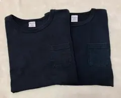 チャンピオン定番T1011 ポケT黒 Mサイズ2枚組