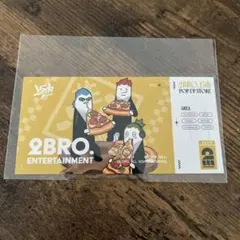 2BRO POP UP STORE チケット風カード　購入特典　１枚　ゆるぶろ