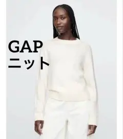 GAP カシミヤタッチニット　クルーネック　セーターのサムネイル