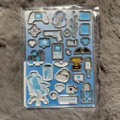 フクヤ　アクリルグッズ キャラ福くじ ゲーミング ライトブルー パーツ