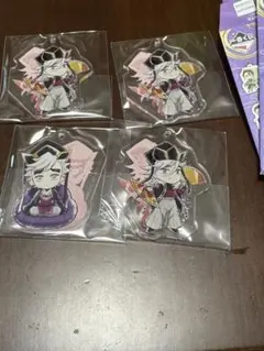 鬼滅の刃 一番くじ〜雷の兄弟〜F賞 きゅんキャラアクリルチャーム童磨 4個セット