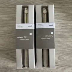 uniball ZENTO ユニボールゼント シグニチャーモデル2本セット - メルカリ