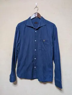 美品　RJB フラッドヘッド　紺　ネイビー　 チェック柄シャツ 42 XLのサムネイル
