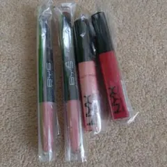 【期間限定値下げ】BYS リップスティック＆グロスデュオ NYXグロス4点セット