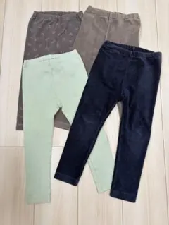 UNIQLO レギンス 4点セット サイズ90、100 まとめ売り