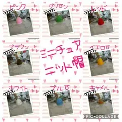 【再販】ミニチュアニット帽
