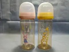 選べるおまけ２つ付き　Pigeon　母乳実感　うさぎ　キリン　240ml ２本