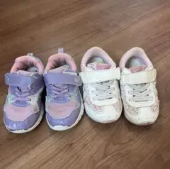 スニーカー2足★ミキハウス、mizuno 16cm★フォロー割りあり