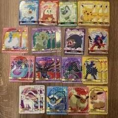 ま*ん様 ポケモンカレー　ホロ仕様シール 25枚セットのサムネイル