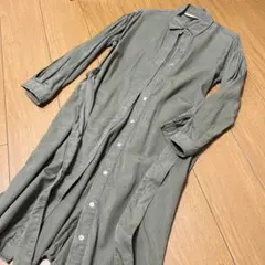 ザラZARAミリタリーロングシャツ