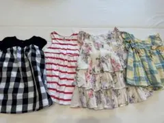 【超美品】プティマイン、GAP、アプレレクール　夏服4点　80 ワンピース